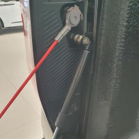 Resorte Ajustador De Puerta Trasera VKTECH Para Ford Ranger T9 XL XLT 2023 2024 Negro Acero Inoxidable Soporte De Levantamiento De Capó - details 3