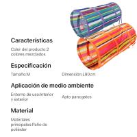 COTTECOTA-Túneles para Gatos Varios Modelos Tubos para Gatos Tunel con forma de T, Tubo Plegable PET Plegable Divertido Juego Juguete Tubo de Gatos Juguete con Pompón y Campanas para Gato Gato Jugar Túnel Casa del Laberinto - details 1