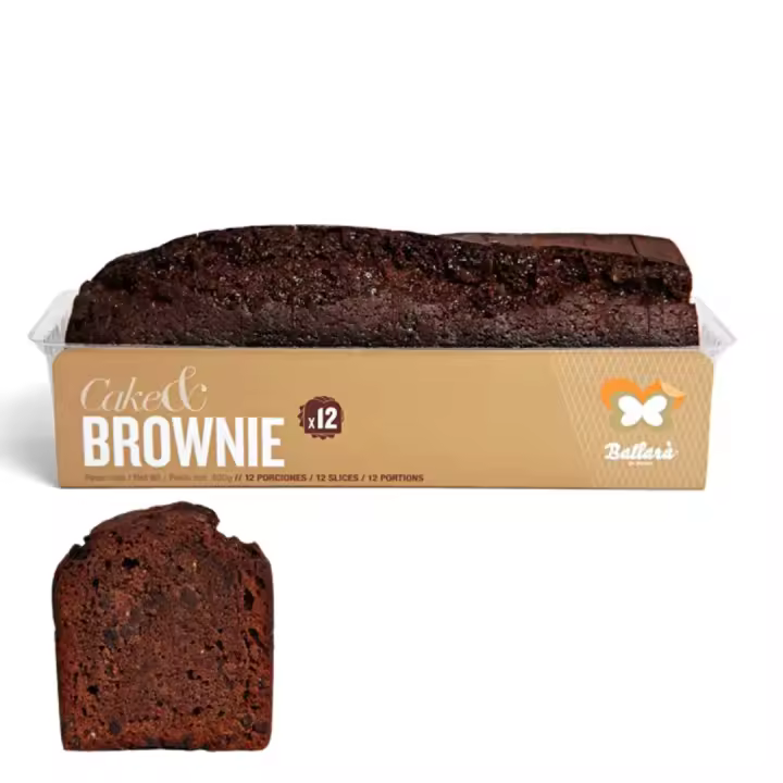 BIZCOCHO CAKE BALLARÁ 400G- DIFERENTES PACKS Y SABORES BROWNIE, CHOCOLATE MARMOL S/A, CHOCOLATE MARMOL, FRUTA  O NARANJA Y CHOCOLATE - 1