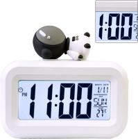 Reloj Despertador Digital de Dibujos Animados LED Lindo con Alarma Electrónica de Escritorio y Calendario - details 2