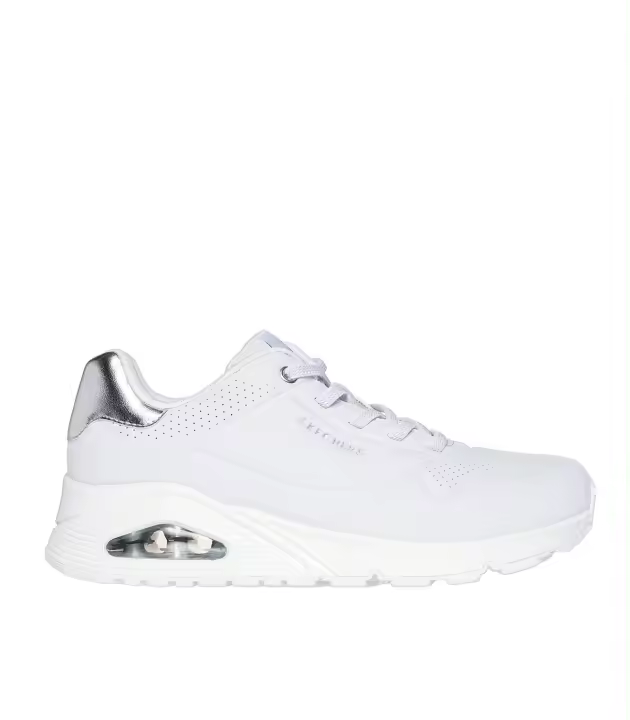 ZAPATILLAS DE MUJER CON CAMARA DE AIRE BLANCO SKECHERS Uno - Shimmer Away - 1