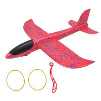 Avión De Tiro De Espuma De Goma 13.5'' Juguete De Catapulta Para Exteriores Regalo Para Niños Avión Saltarín Sin Batería Apto Para Edades 3-18+ - details 10