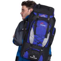 Mochila de senderismo impermeable para hombre, bolsa de equipaje de viaje para acampar, montañismo, escalada, accesorios al aire libre, 80L - details 3