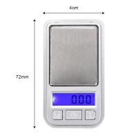 Báscula Electrónica Portátil De Precisión Mini Para Joyería Y Uso Doméstico Medidor De Peso Digital 200g X 0.01g Con Batería Incluida - details 3