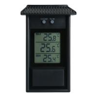 Termómetro Digital Con Función De Memoria Para Máximos Y Mínimos Uso Doméstico Y Jardín Material Plástico Rango De Medición -20~50℃ - details 6
