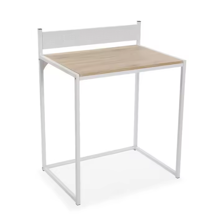 XOCOTŌ® Mesa Escritorio Lily 70x50x90cm / Will [Plegable] 80 x 45 x 75.5cm - Mesa de oficina en Madera Roble, Modelo Claro, Nórdico - XOCOTŌ® OFFICE COLLECTION - 1