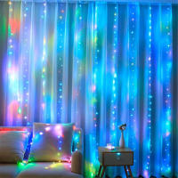 Luces De Encaje LED USB Para Dormitorio Decoración De Navidad Y Boda 3x3/3*2/3*1 Jardín De Hadas Luz De Festón Autocortante - details 4