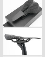 Sillín De Bicicleta RIRO De Fibra De Carbono Para Impresión 3D Ultra-Ligero 138g Con Almohadilla Hueca De Cabeza De Abeja Cómodo Para MTB/Ruta Piezas De Bicicleta - details 12