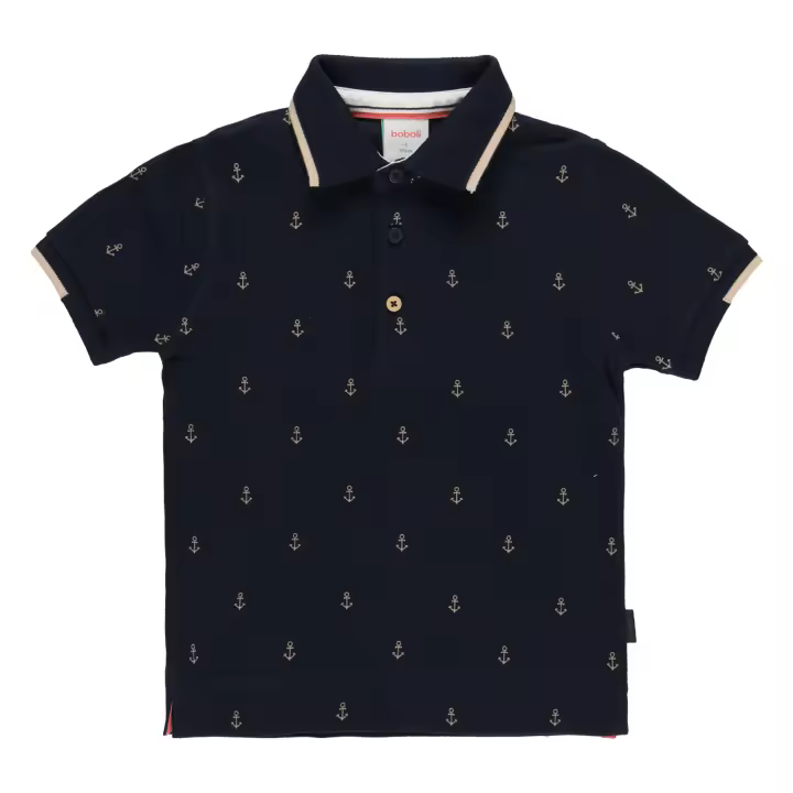 Boboli Polo Piqué Estampado de Niño -BCI - 1