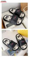 Zapatillas De Mujer Con Estampado De Oso Lindo Para Verano Comodidad Interior Y Exterior Antideslizantes Diseño De Dibujos Animados Para Parejas - details 9