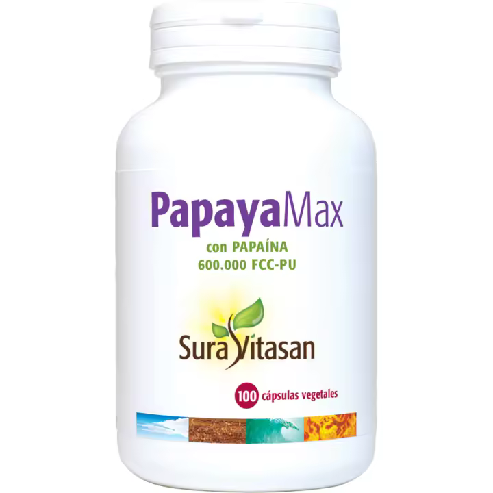 PapayaMax 100 cápsulas vegetales  Sura Vitasan - 1