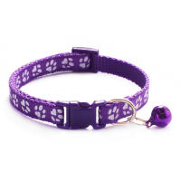 Collar De Campana Para Gatos Y Perros Con Impresión De Colores Variados Suministro De Mascotas Popular Collar De Bola Para Gatos Y Perros - details 4
