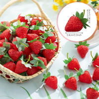 10/20Pcs Fresas Artificiales Para Decoración De Fiesta En Casa Fotografía Prop Decoración De Festivales Para Celebración De Halloween - details 10