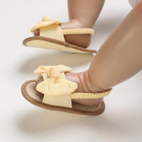 Sandalias De Verano Para Bebés Casual Y Minimalistas Zapatos Con Lazo Suelas Suaves Ligeros Para Caminar Comodidad Breathability Para Niñas - details 8