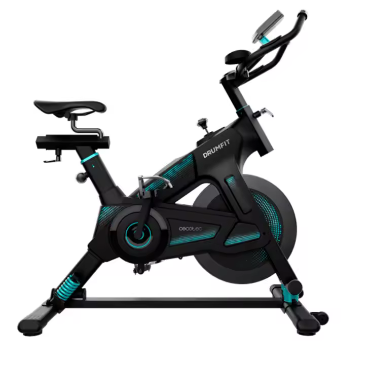 Bicicleta estática Cecotec DrumFit Indoor 23000 Kosmos Pro UltraFlex pantalla LCD negro - 1