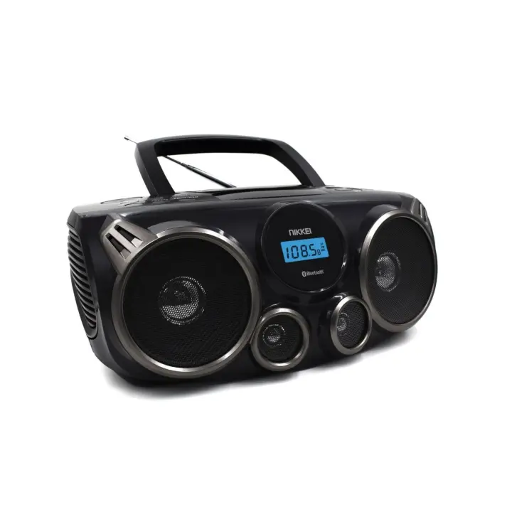 Nikkei NPRC100ATBT, Radio CD Portátil Bluetooth, USB, AUX IN, Radio AM/FM - 1