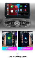 Junsun Radio Coche para Renault Clio 3 2005 2006 2007 2008 2009 2010 2011 2012 2013 2014 Inalámbrico CarPlay Android Auto AI Voice 2 din Pantalla Coche Android Auto Multimedia Navegación GPS Auto radio - details 7