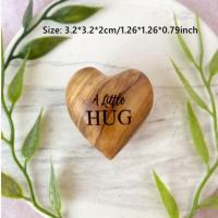 Pequeño Abrazo De Bolsillo Con Tokens De Corazón De Madera Para Amigos Suministros De Manualidades Creativas Regalo De Día De San Valentín - details 3