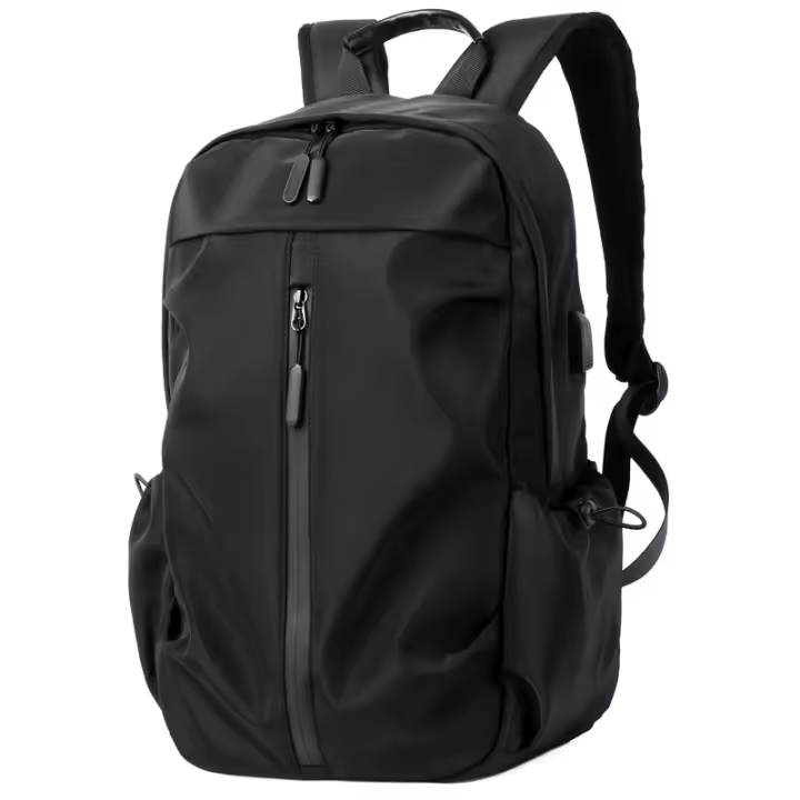Mochila Casual Para Hombres Viaje Tendencia Estudiante De Colegio Moda Coreana Versión Mochila Escolar Impermeable Con Cierre De Cremallera - 1