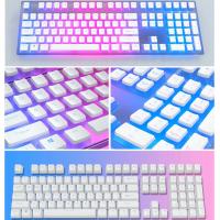 129 Keys Keycaps De Perilla Para Teclado Mecánico Con Intercambio Caliente Material PBT Perilla OEM Para Teclado Mx Transparente Pudding - details 1