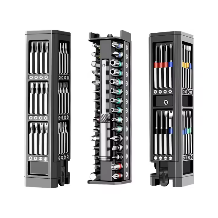 Juego De Destornilladores Multifuncionales Precision Con Imán Mini Herramienta De Reparación Para Electrodomésticos Teléfonos Móviles Relojes - 1