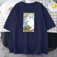 Camiseta De Algodón Para Hombre Con Estampado De Gato Triste Y Meme La Estúpida Camiseta Casual De Verano Con Estilo Vintage Y Cuello Redondo - details 14