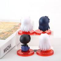 Juego De 4 Figuras Anime INUYASHA Lindas 5cm Modelo De Juguetes Unisex Para Coleccionistas Y Fans De La Animación - details 1