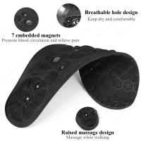 Suela De Zapato Con Masaje Magnético Relajante Ortótica Para Pie Soporte De Arco Para Caminar Cuidado De La Salud Confort Y Alivio Del Dolor - details 3