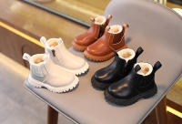 Botas De Invierno Para Niños Y Niñas Con Cierre De Cremallera Y Material Impermeable Acolchado Con Veludo Y Algodón Botines Cálidos Para Bebés Talla True Fit - details 0