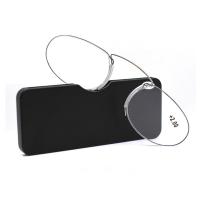 Gafas De Lectura Sin Montura Para Hombres Y Mujeres Mini Portátiles +1.0 - +3.5 Polarizadas De Polipropileno Negro Y Rojo - details 3