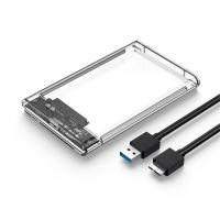 Caja de disco duro transparente , USB 3.0 a SATA, HDD SSD de 2.5 pulgadas - details 1