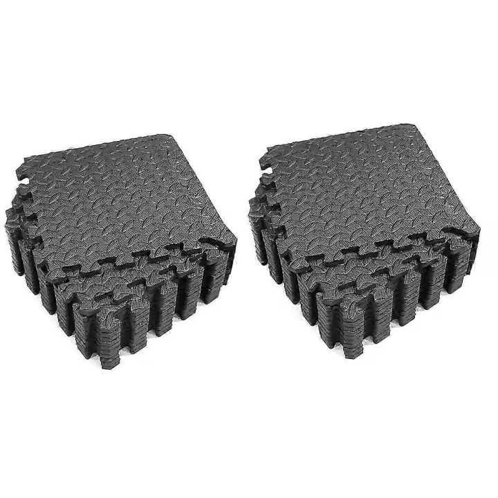 24 piezas de piso de Gimnasio, rompecabezas de fitness Mat, deporte esteras, EVA espuma Piso azulejos para Gimnasio, equipo de Gimnasio Mat, Piso Mat para niños - 1