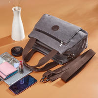 Nueva Bandolera Multifuncional Para Mujer Bolsa De Hombro Mensajera De Lona Con Gran Capacidad Estilo Casual Para Todas Las Occasiones - details 3