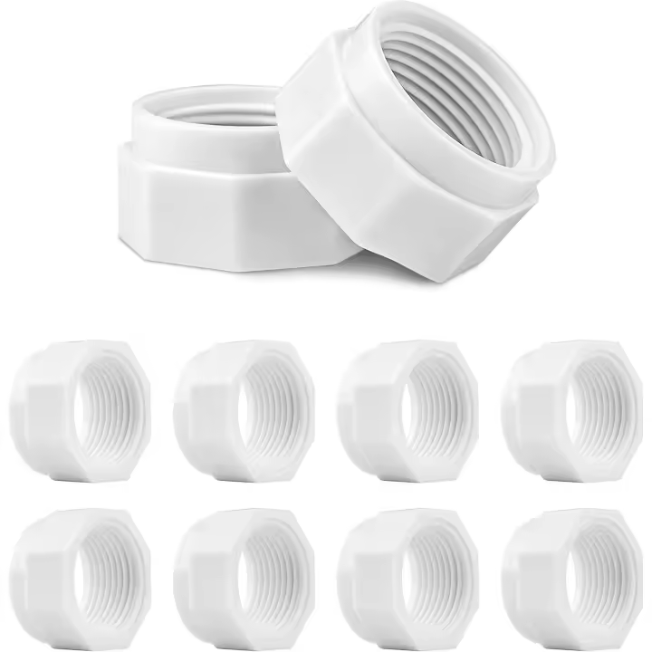 10 Tuercas para Manguera de Suministro Flexible adaptable para Polaris 280 180 380 3900- D15 - Robot Limpiafondos-- - 1