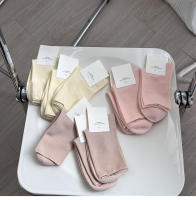 Calcetines De Verano Para Mujer Delgados Y Transpirables De Color Sólido Tendencia Casual Antipelusa Calcetines Sueltos - details 8