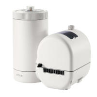 INTEX - Depuradora cartucho C2500, filtración avanzada 9.463 l/h, filtro cartucho tipo B, temporizador programable, indicador de cambio de cartucho, piscinas grandes hasta 52.900 L, Hydro Aeration, instalación rápida, depuradoras piscina - details 0