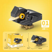 Bloques De Construcción De Animales Del Mundo Insecto Scorpion Mantis Hormiga Araña Pájaro Marino Regalo Para Niños Adornos De Escritorio Bloques Pequeños Compatible Con Lego ABS Sin Batería - details 48