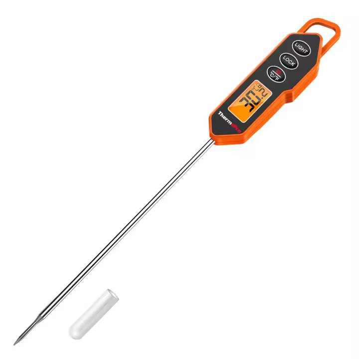 Termómetro Digital Para Cocina ThermoPro TP01H Lectura Instantánea Pantalla LCD Retroiluminada Para Barbacoa Y Carne - 1