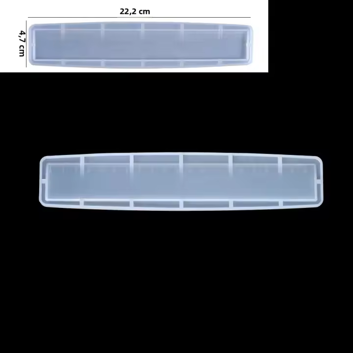 Molde De Silicona Para Regla Y Grados Epoxy Resina Herramientas De Bricolaje Para La Fabricación De Joyas Molde De Ángulo Recto Y Triángulo - 1