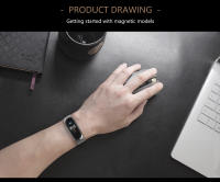 Correa De Pulsera Deportiva Inteligente De Acero Inoxidable Estilo Milanés Lujo Para Xiao Mi Band 6 5 4 3 Compatible Con Miband Correa De Reloj Para Hombre Y Mujer - details 6