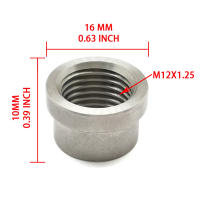 M12X1.25 Acero Inoxidable 304 Tapa De Soldadura Con Rosca Transicionaria Fitting Metrิกal De Juego De Anclaje Para Pistones Y Piezas De Rodamiento - details 0