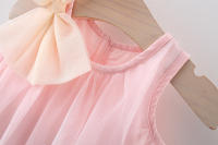 Vestido De Verano Para Niñas Con Lazo Dulce Ropa Cómoda De Voile Vestido De Fairy Para Bebés De 0 a 3 Años Ropa Infantil - details 5