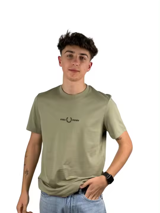 Camiseta Fred Perry Embroidered U54 - 1