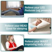 Almohada De Viaje Inflable Wedge Soporte Lumbar Y Cuerpo Almohada De Pies Elevador Multifuncional Para Yoga Y Descanso En Viajes Fabricada Con Tela De Poliéster Y PVC - details 6