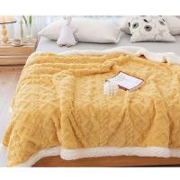 Manta Sofa Grande Polar Reversible de Franela y Sherpa Manta Cama Cordero Manta Polar Grande Suave Cálida Manta para Perro Siesta Habitación Manta Picnic - details 5