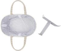 Organizador de pañales para Bebe, cesta de almacenamiento portátil de Algodón con Cuerda, cesta de baño con compartimientos intercambiables, Gift para recién nacidos - details 2