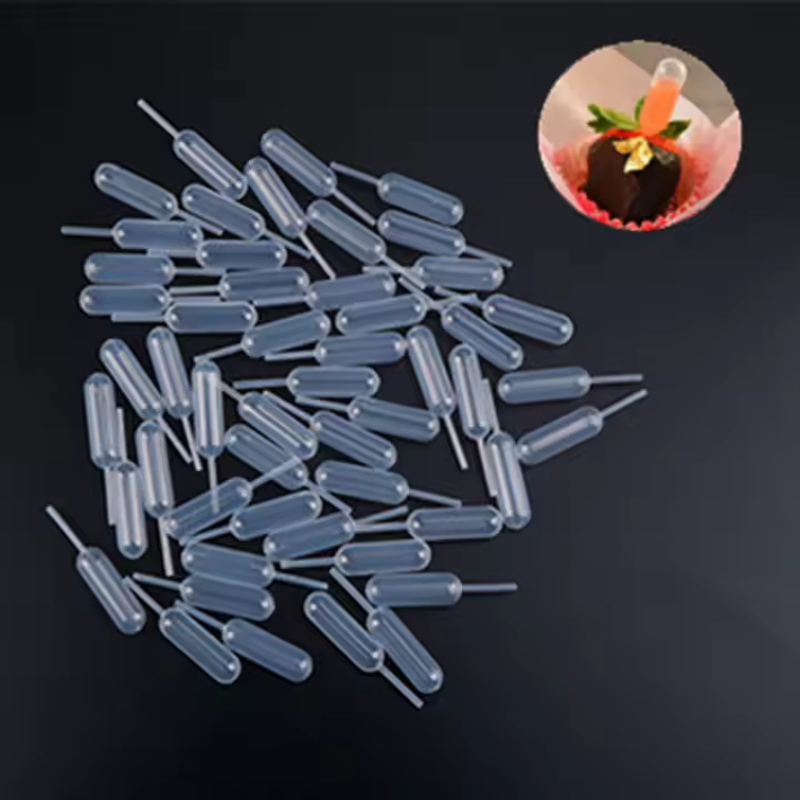 100pcs De Pipetas Desechables De 4ml Plásticas Para Transferir Squeeze Para Helado Cupcake Chocolate Fresa HUXUAN - 1
