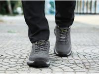 Zapatos De Senderismo Para Hombres Zapatillas De Montaña Botas De Escalada Respirables TPR Suela EVA Lona De Algodón Tamaño True Fit Para Otoño E Invierno - details 7