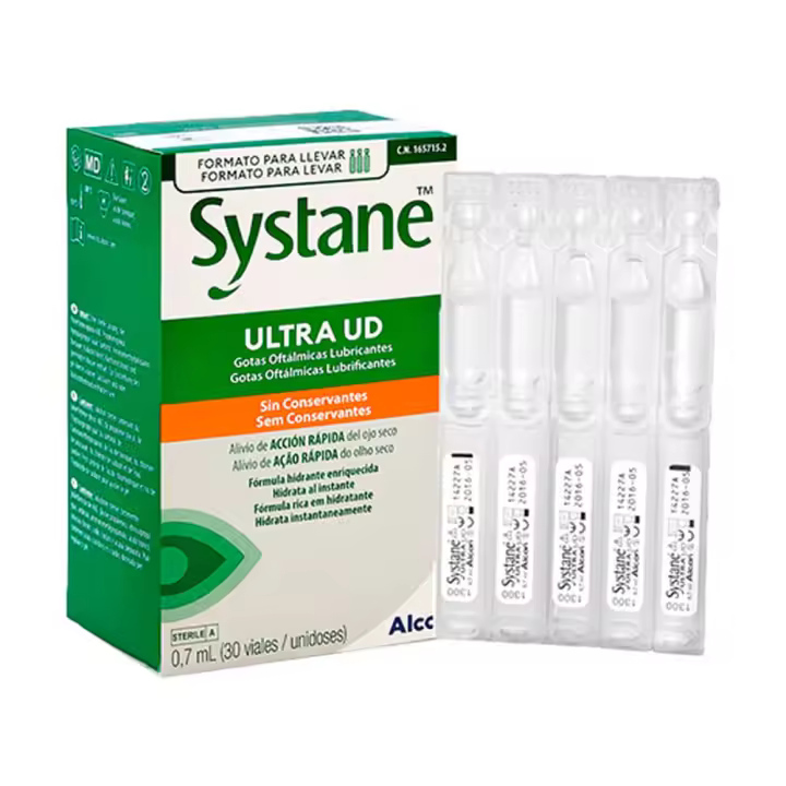 Systane Ultra Lubricante y Humectante Ocular 30 Monodosis - 1