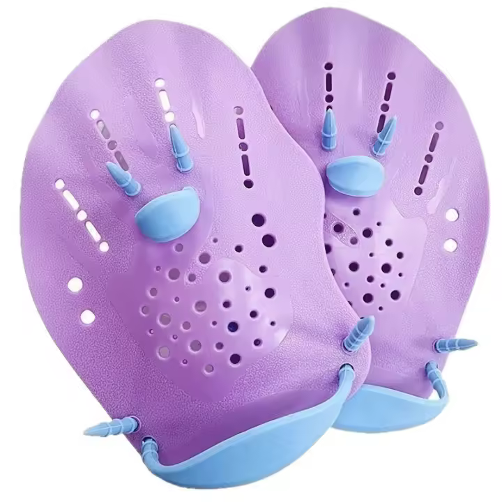 Zenyth Paletas de Natation para adultos y niños para servir a Nadar y practicar Los Brazos para mejor la velticdad de Natation Nuevas Paletas de color macaron, niños y adultos de la Palma de la mano de EMO - 1